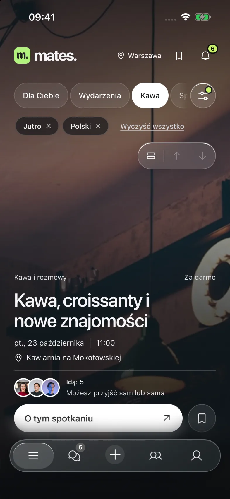 Feed Mates: spotkanie przy kawie w Warszawie, przykład demonstracyjny